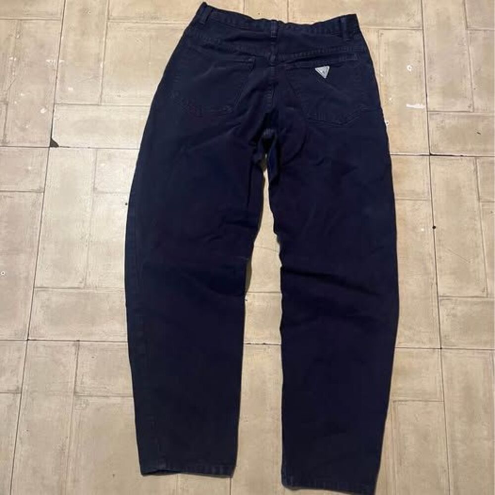 Vintage guess navy blue jeans size 28x28.5